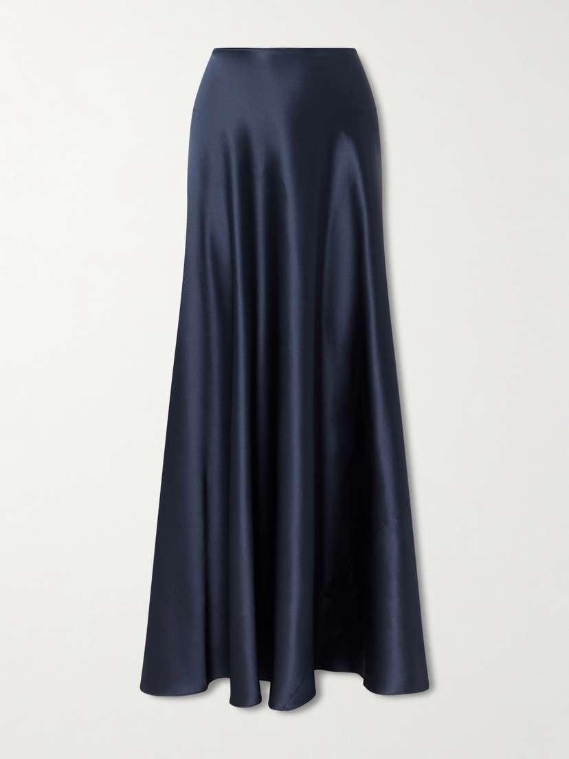 Heirlome Antonia Silk-satin Maxi Skirt