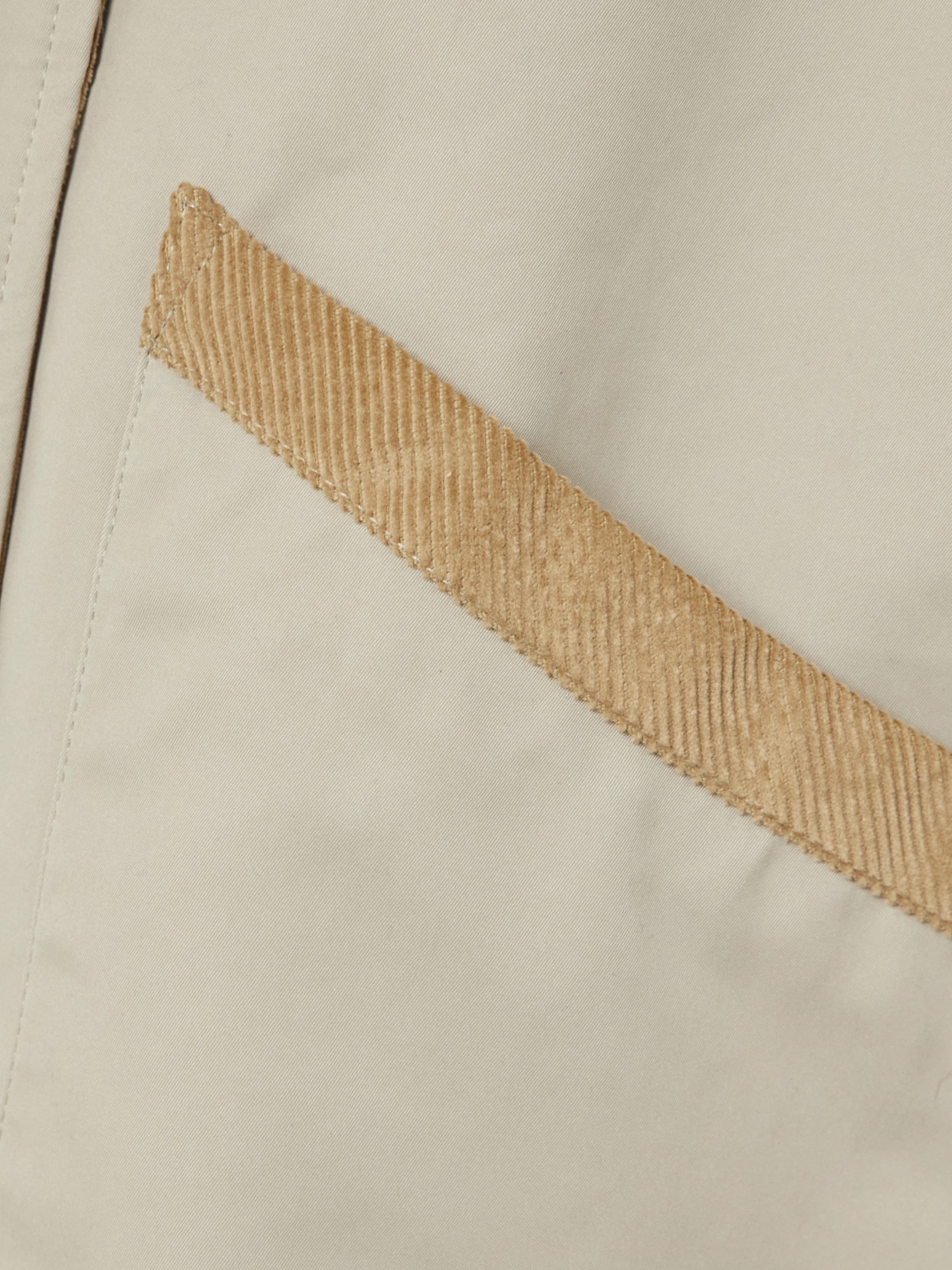 Vita Clipper Corduroy-Trimmed Jacket