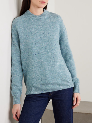 Purdey Dorton Donegal wool and cashmere-blend sweater