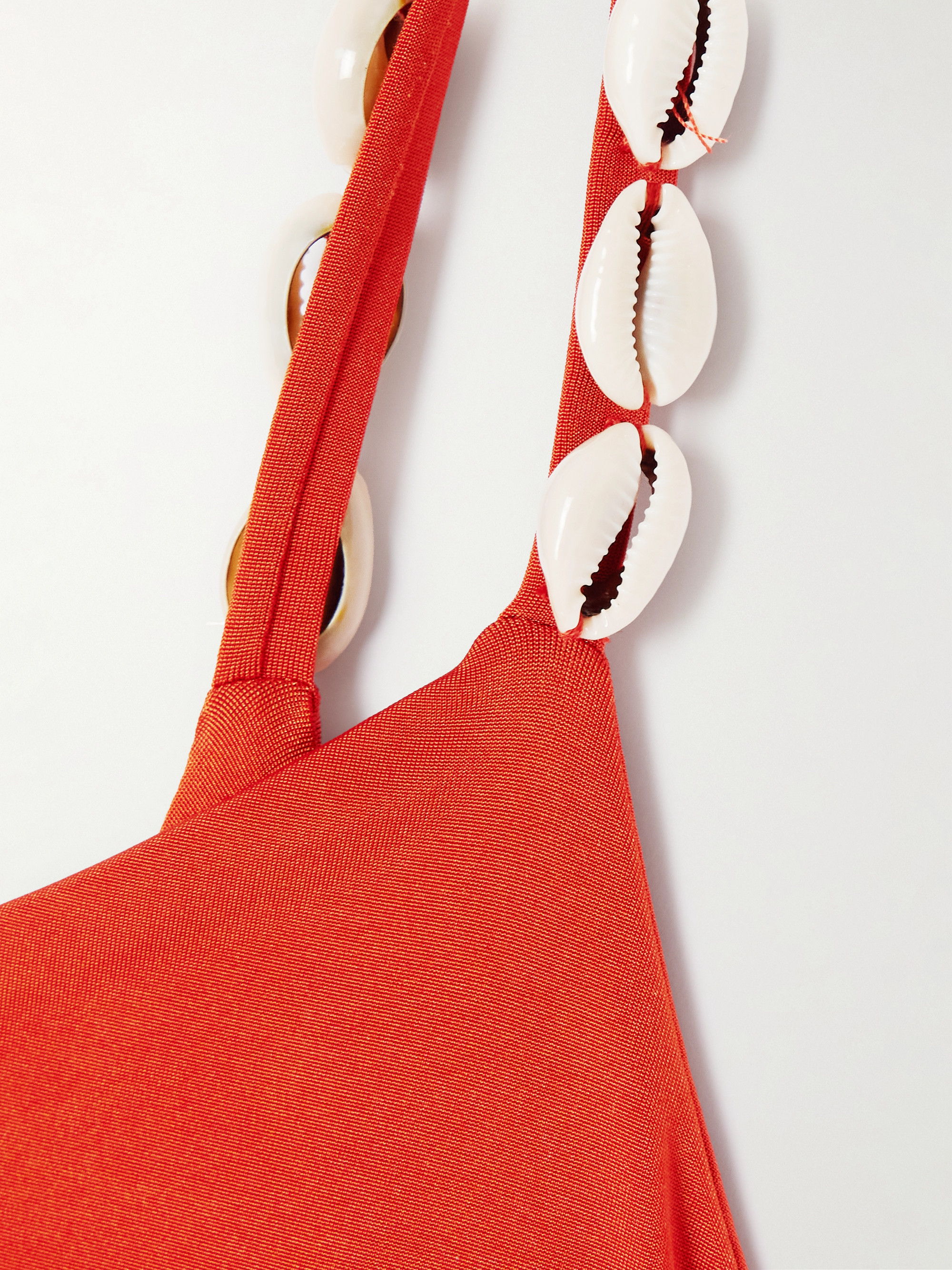 SARA CRISTINA Shell-embellished swimsuit