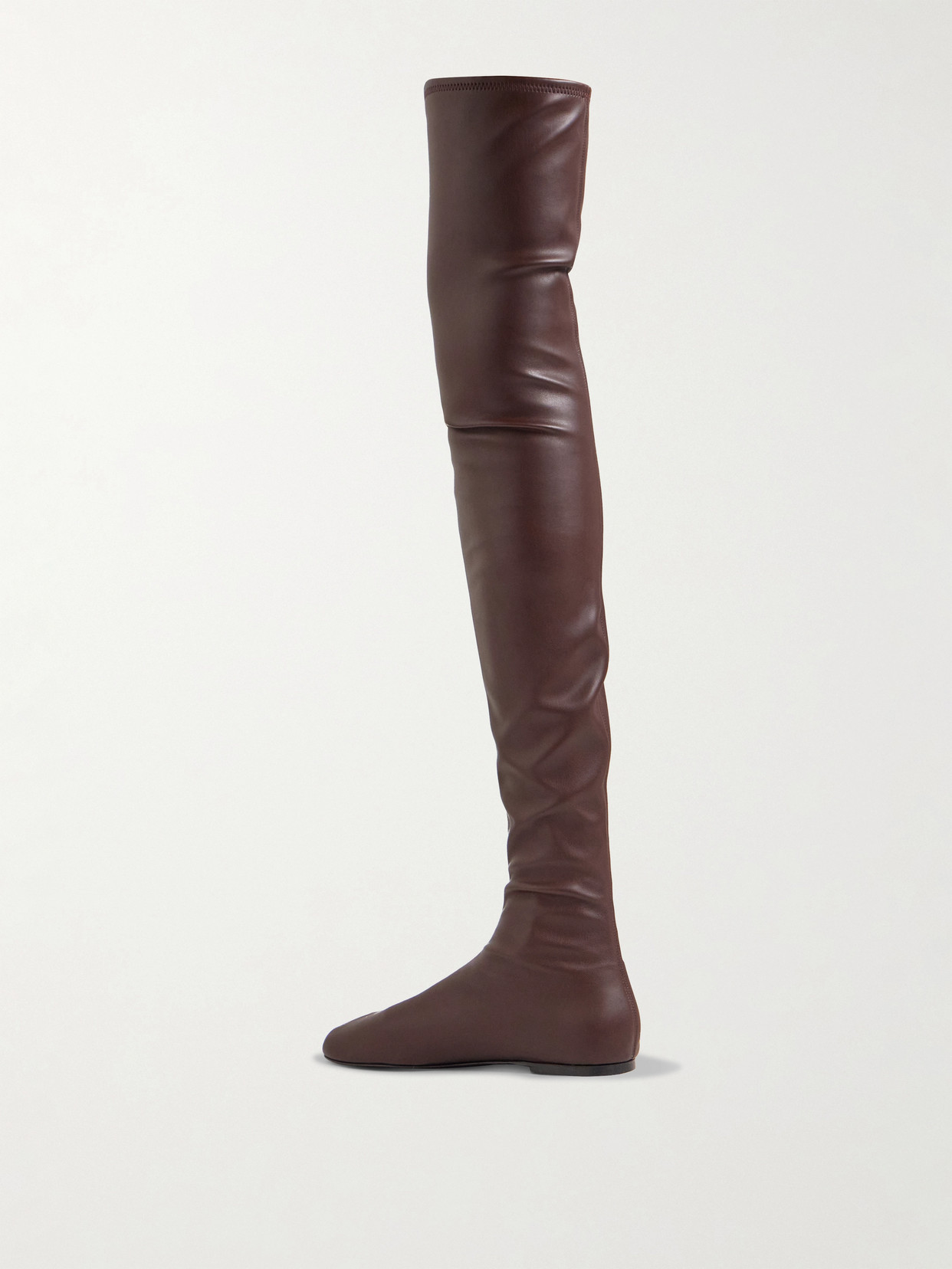 Proenza Schouler Tee Over-the-knee Boots In Burgundy