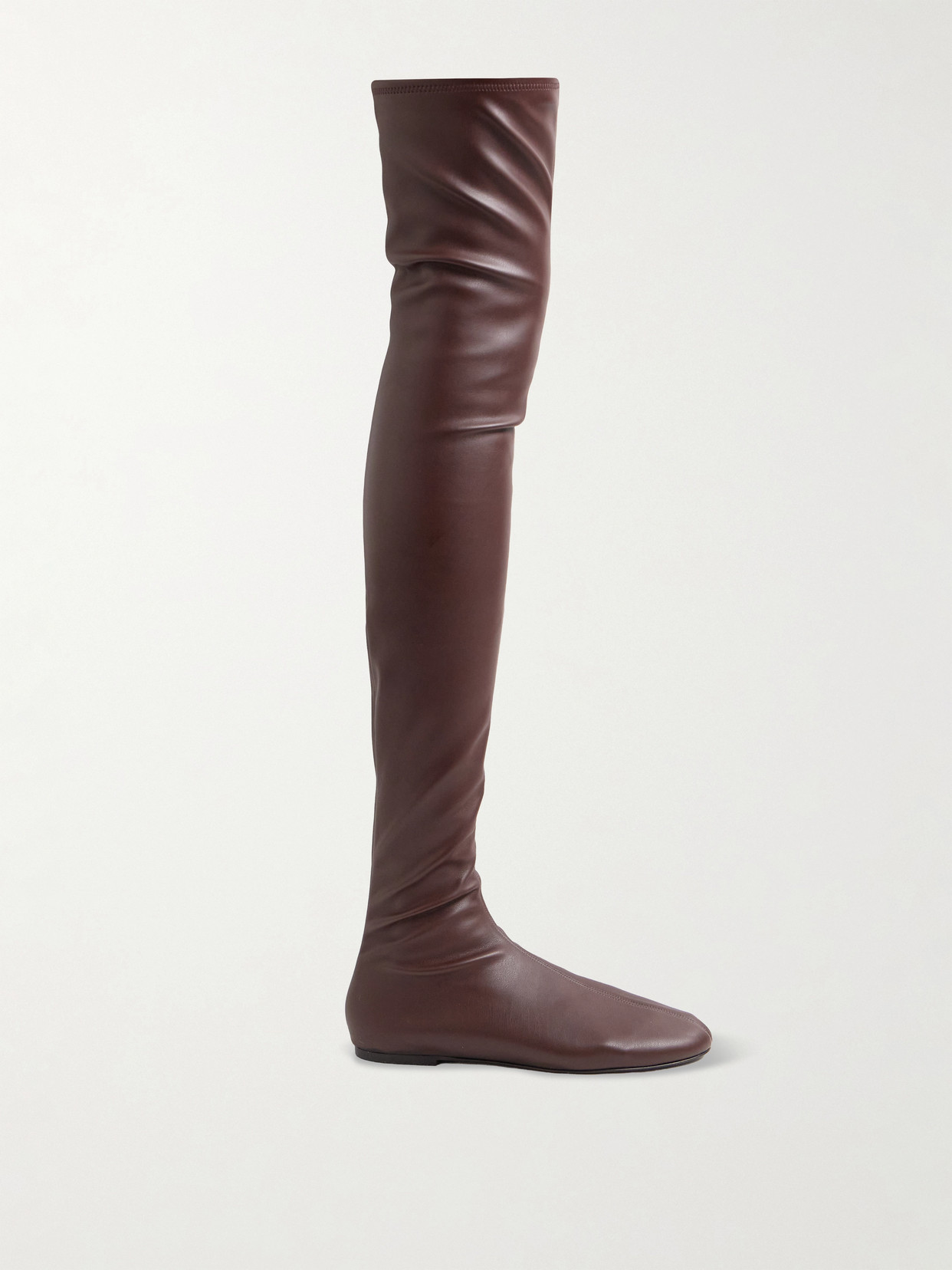 Proenza Schouler Tee Over-the-knee Boots In Burgundy