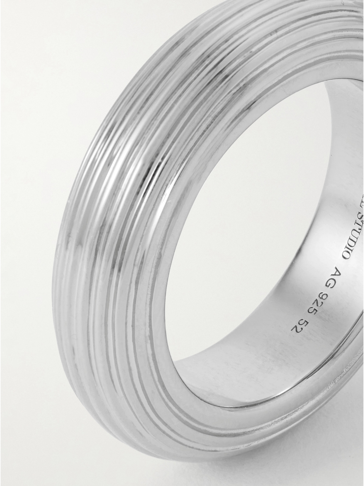 Lie Studio The Amelia Silver Ring In Metallic