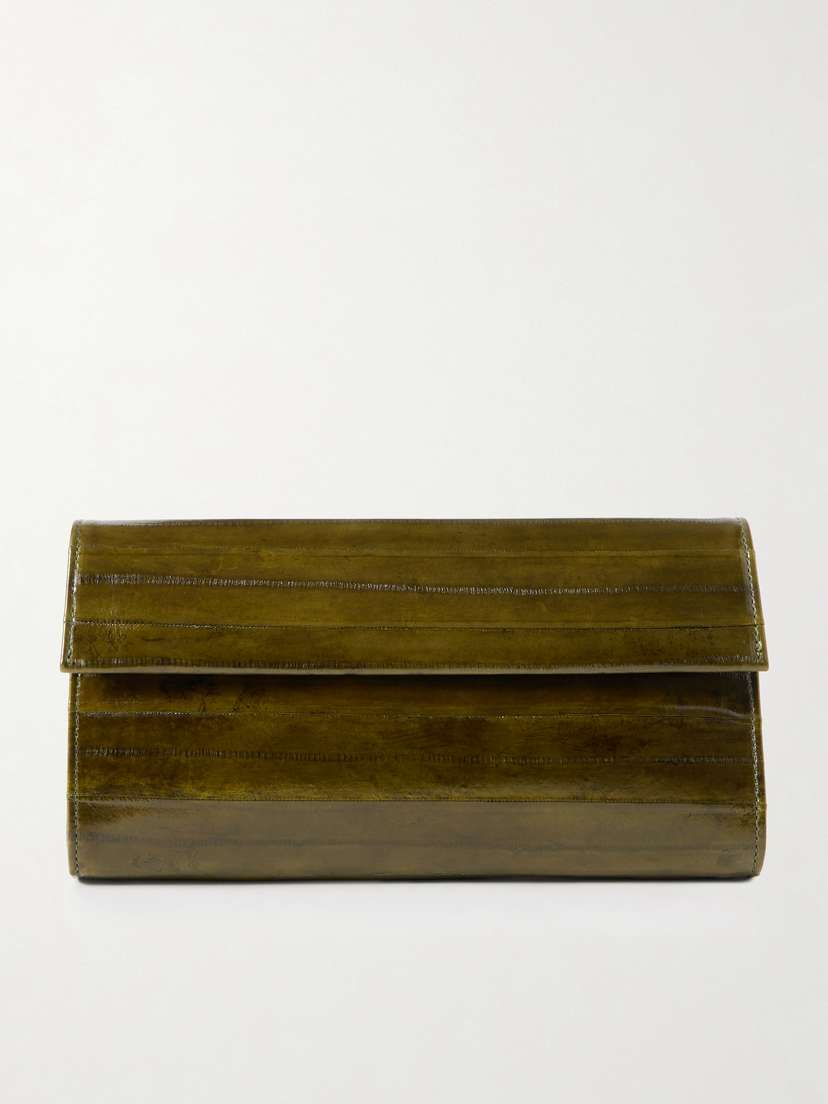 Le Sundial Lydia Leather Clutch