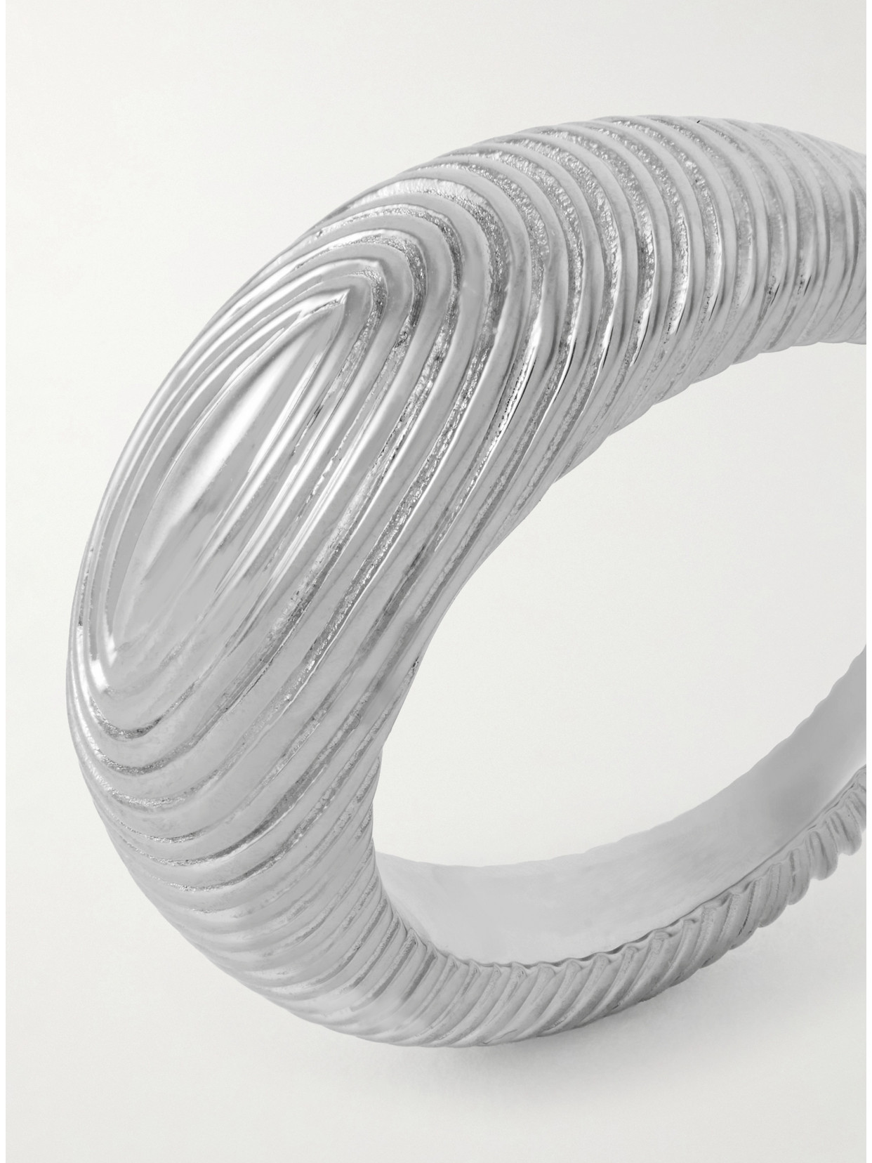 Lie Studio The Audrey Silver Ring In Metallic