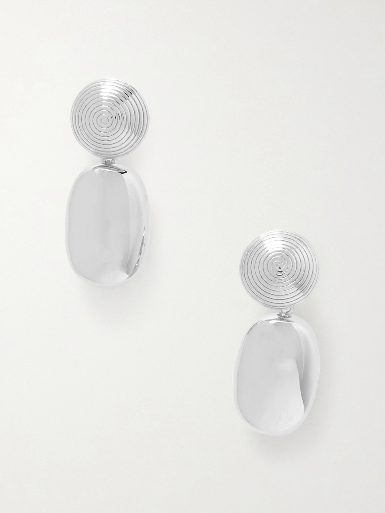 Lie Studio The Carla Silver Earrings