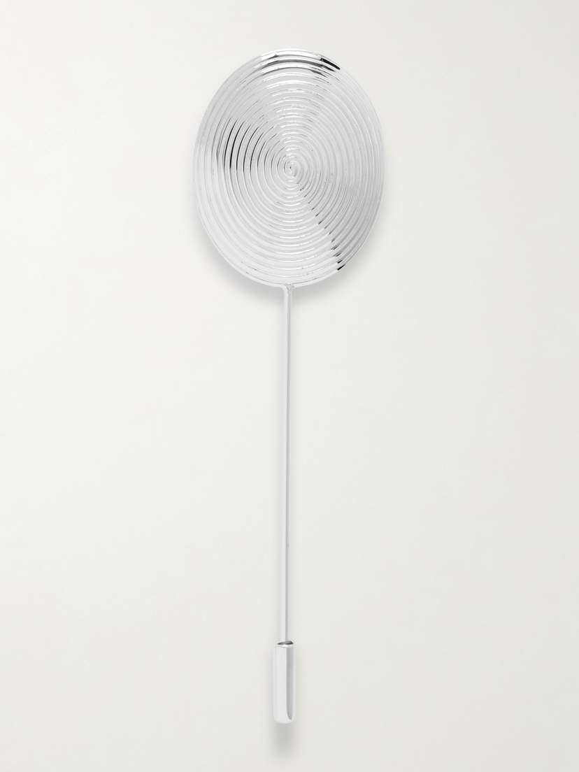 LIÉ STUDIO The Elo Silver-plated Brooch