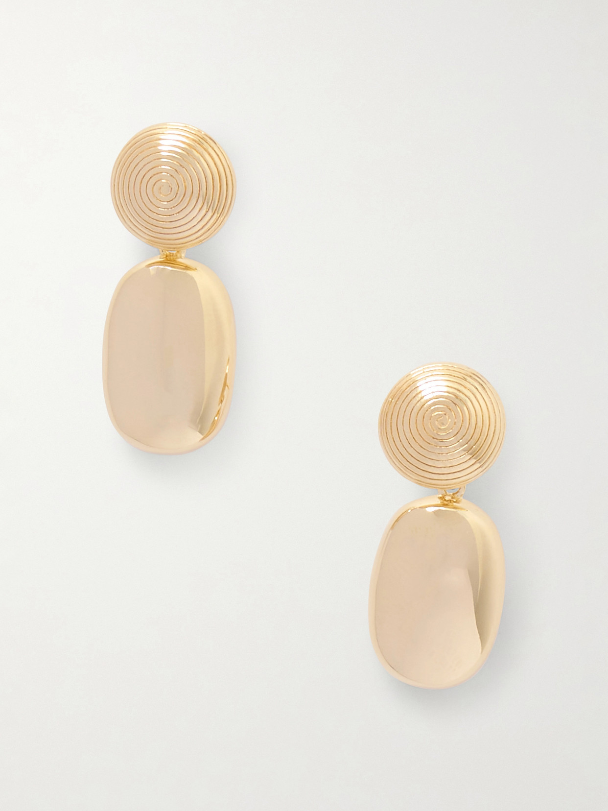 Lie Studio The Carla Gold-plated Silver Earrings
