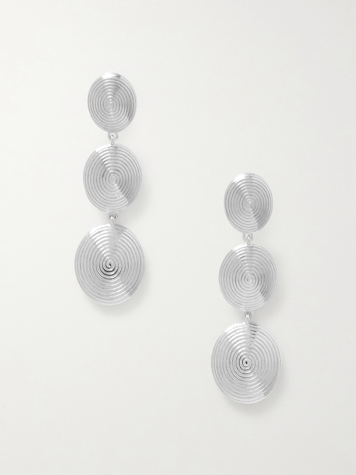 Lie Studio The Ruby Silver Earrings