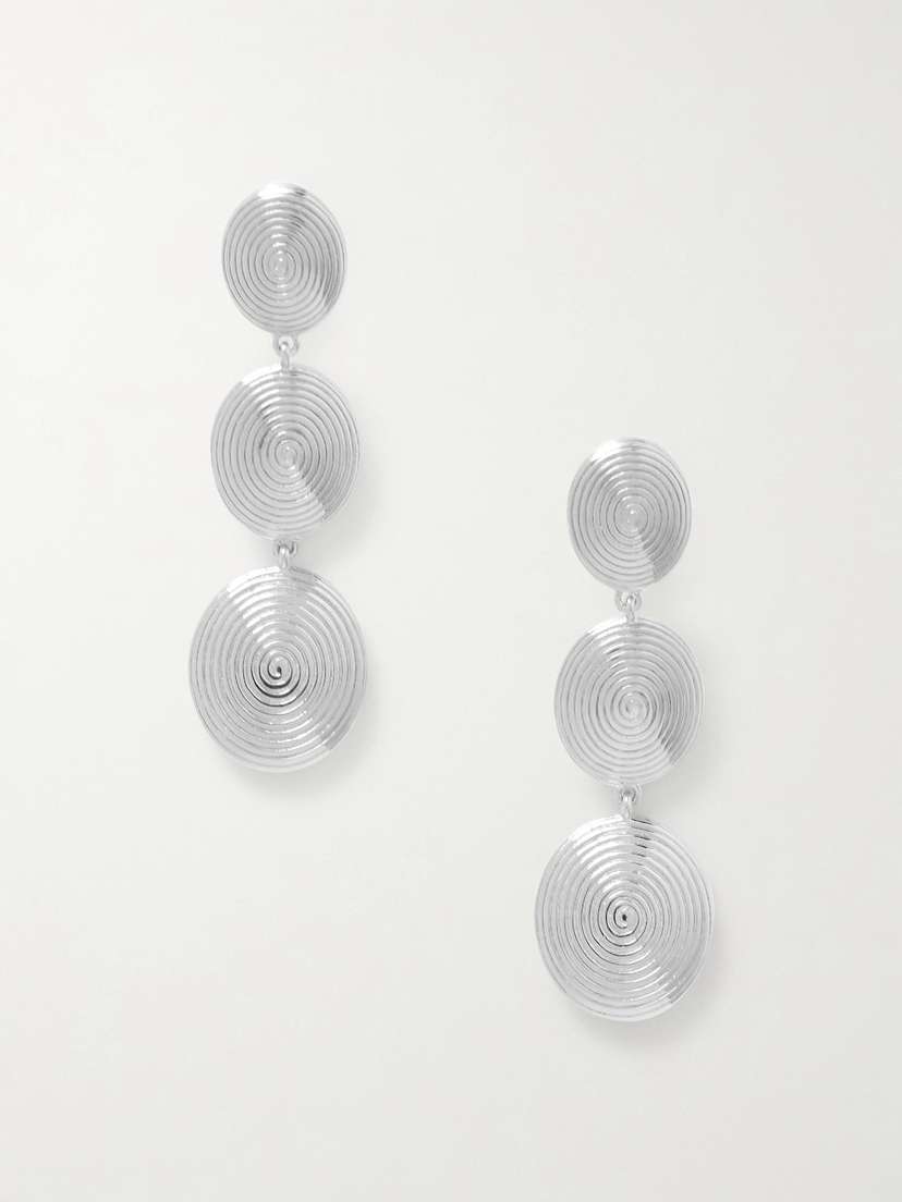 LIÉ STUDIO The Ruby Silver Earrings