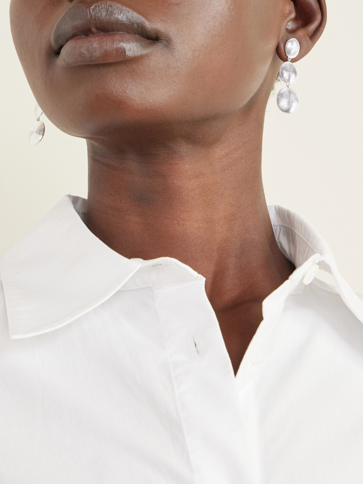 Lie Studio The Ruby Silver Earrings In Silver