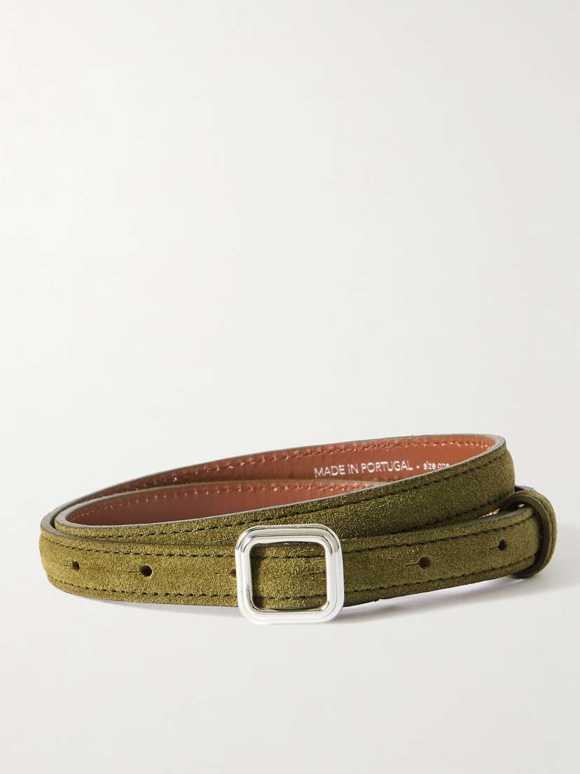 LIÉ STUDIO The Georgia Slim Suede Waist Belt