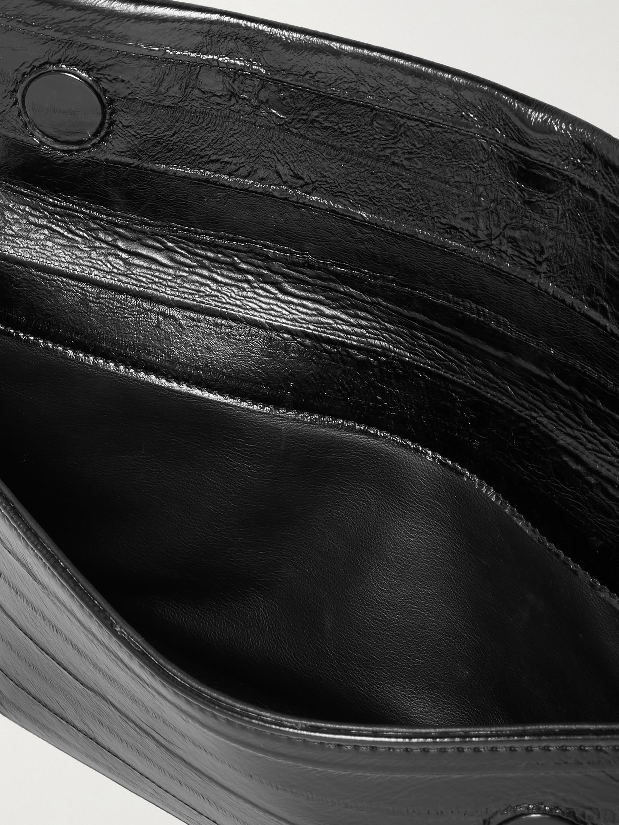 Le Sundial Lydia Eel Clutch In Black