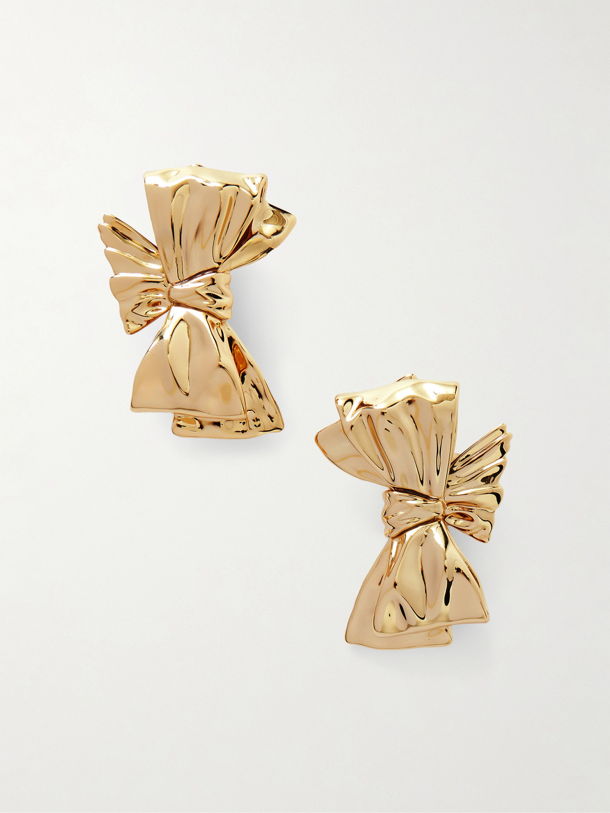 Jennifer Fisher Bow Clip-on Stud Earrings In Brown