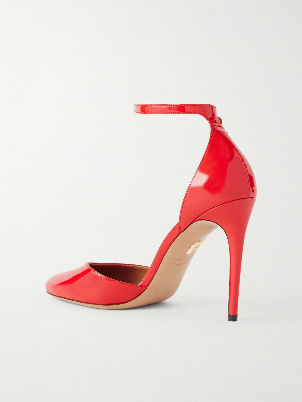 Ferragamo Maily Patent Leather Pumps In Red