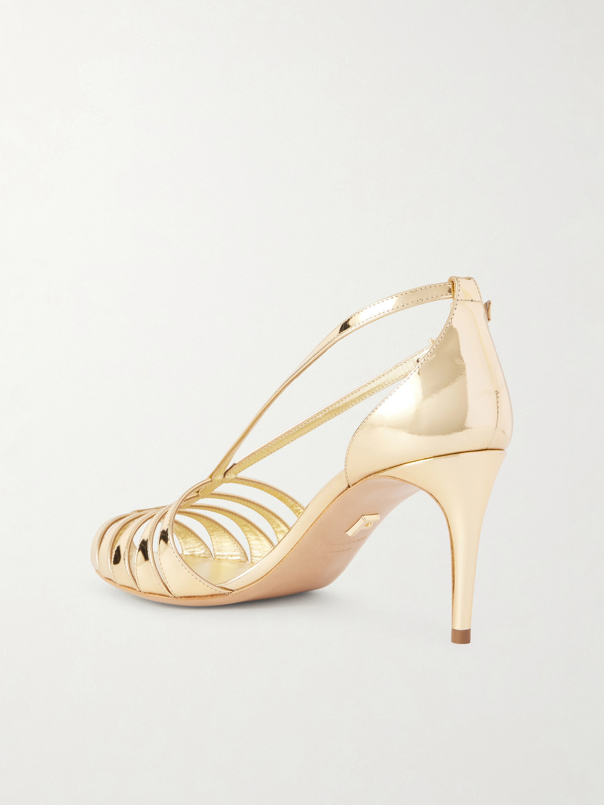 Lilie Metallic-Leather Sandals