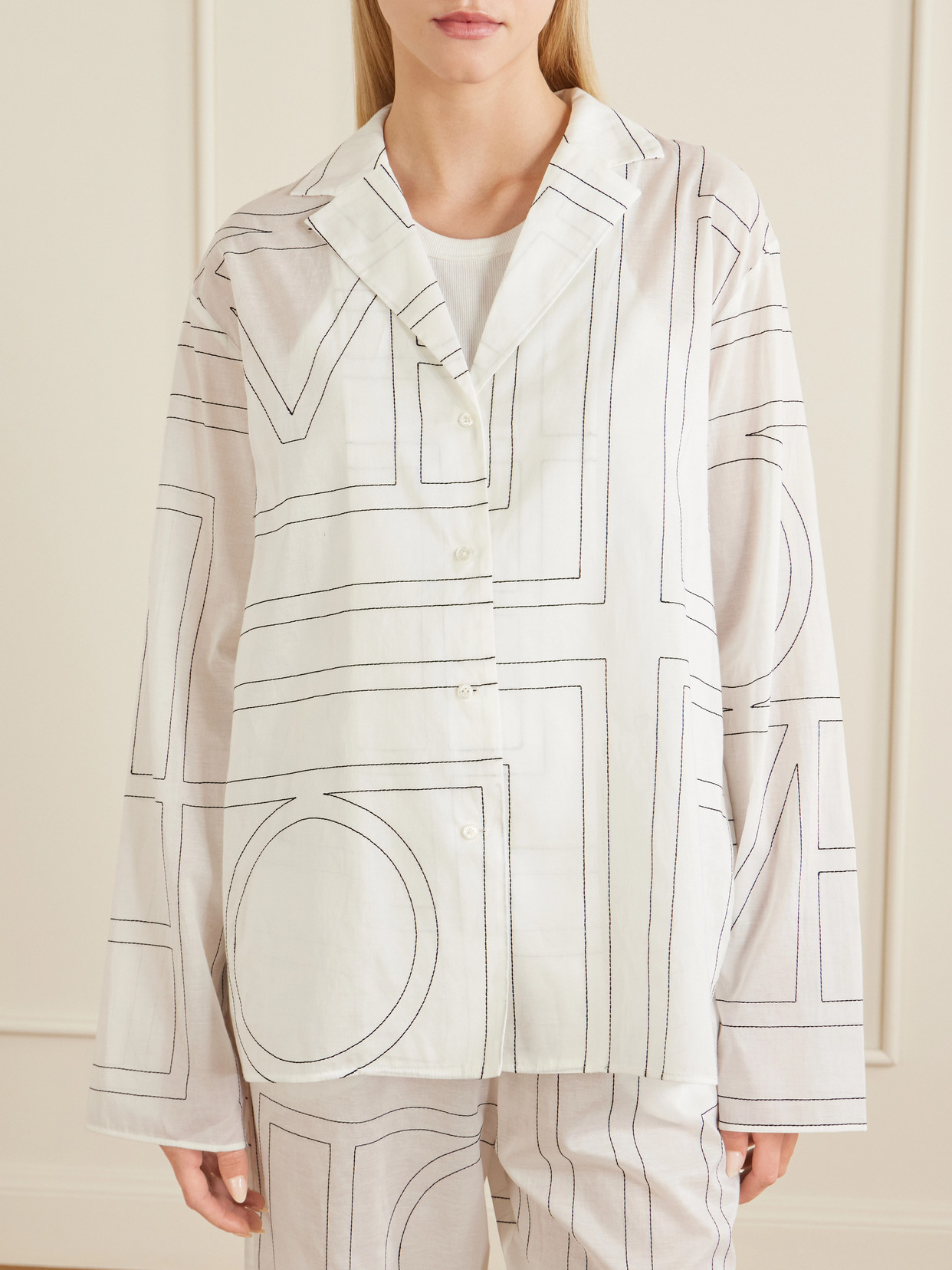 Organic Cotton And Lyocell-Blend Shirt