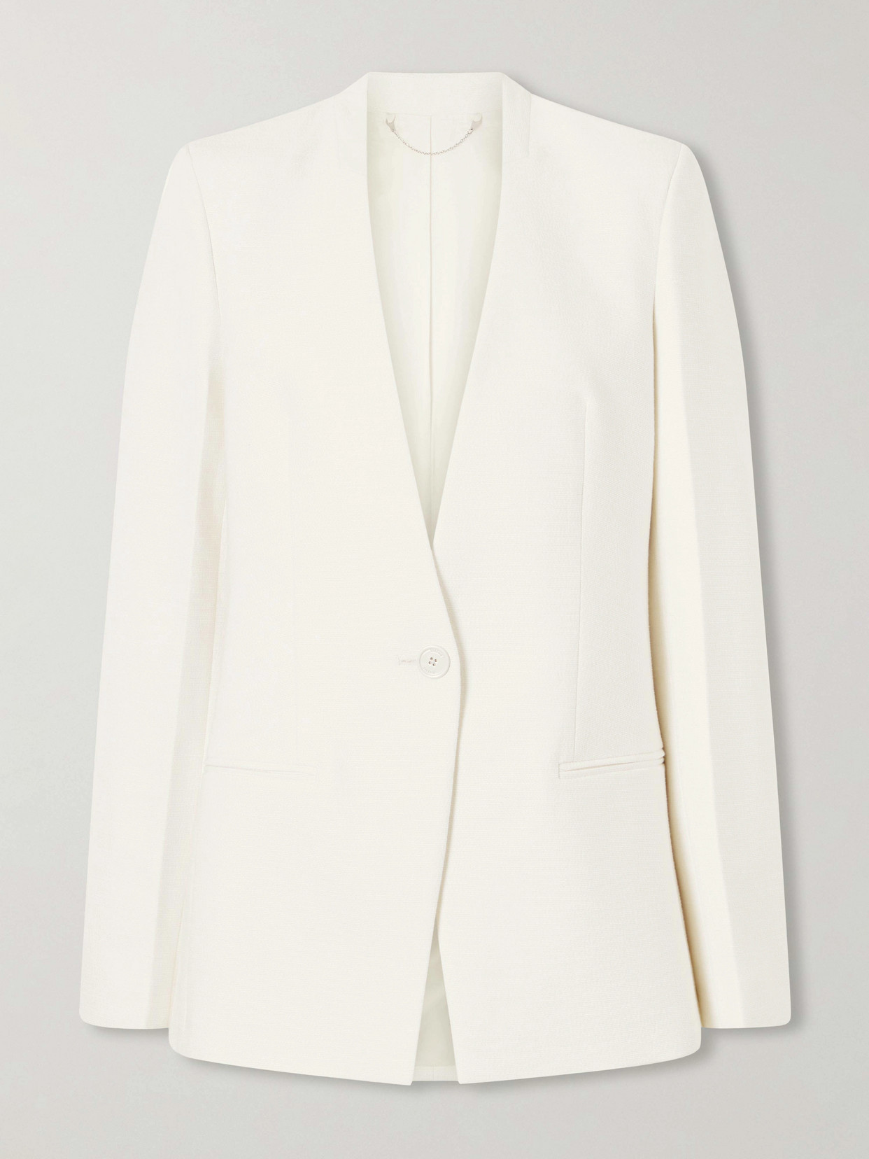 Totême Woven Blazer In White