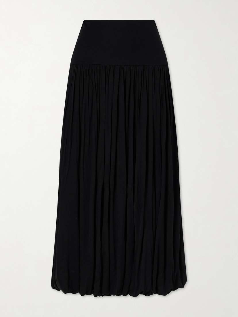 TOTEME Gathered Midi Skirt