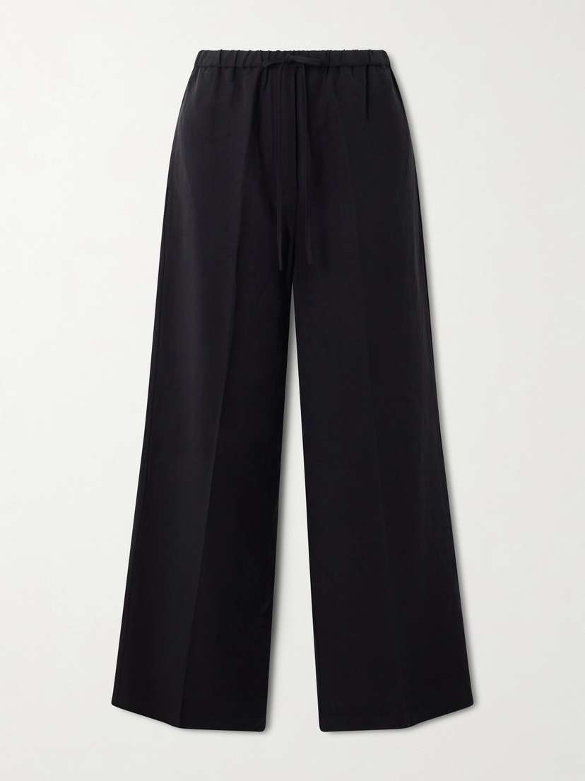 TOTEME Linen Wide-leg Pants