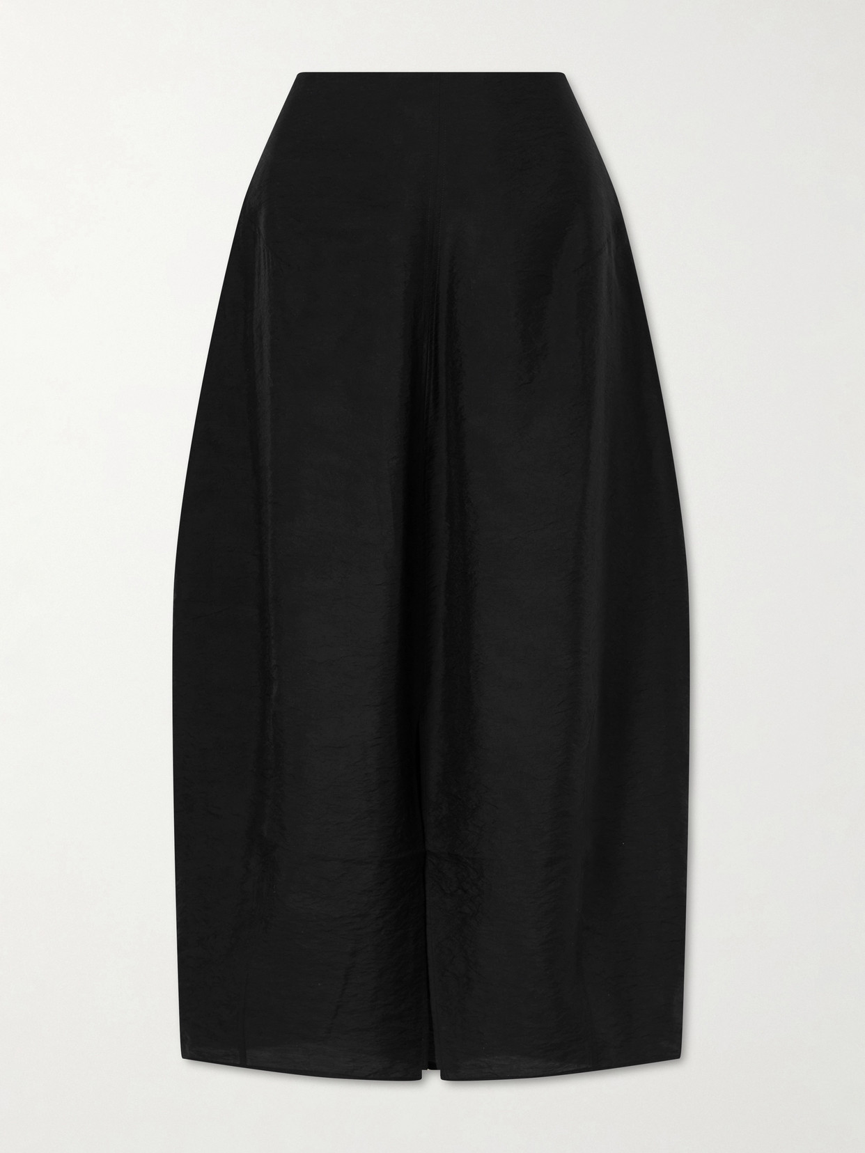 Totême Silk-blend Maxi Skirt In Black