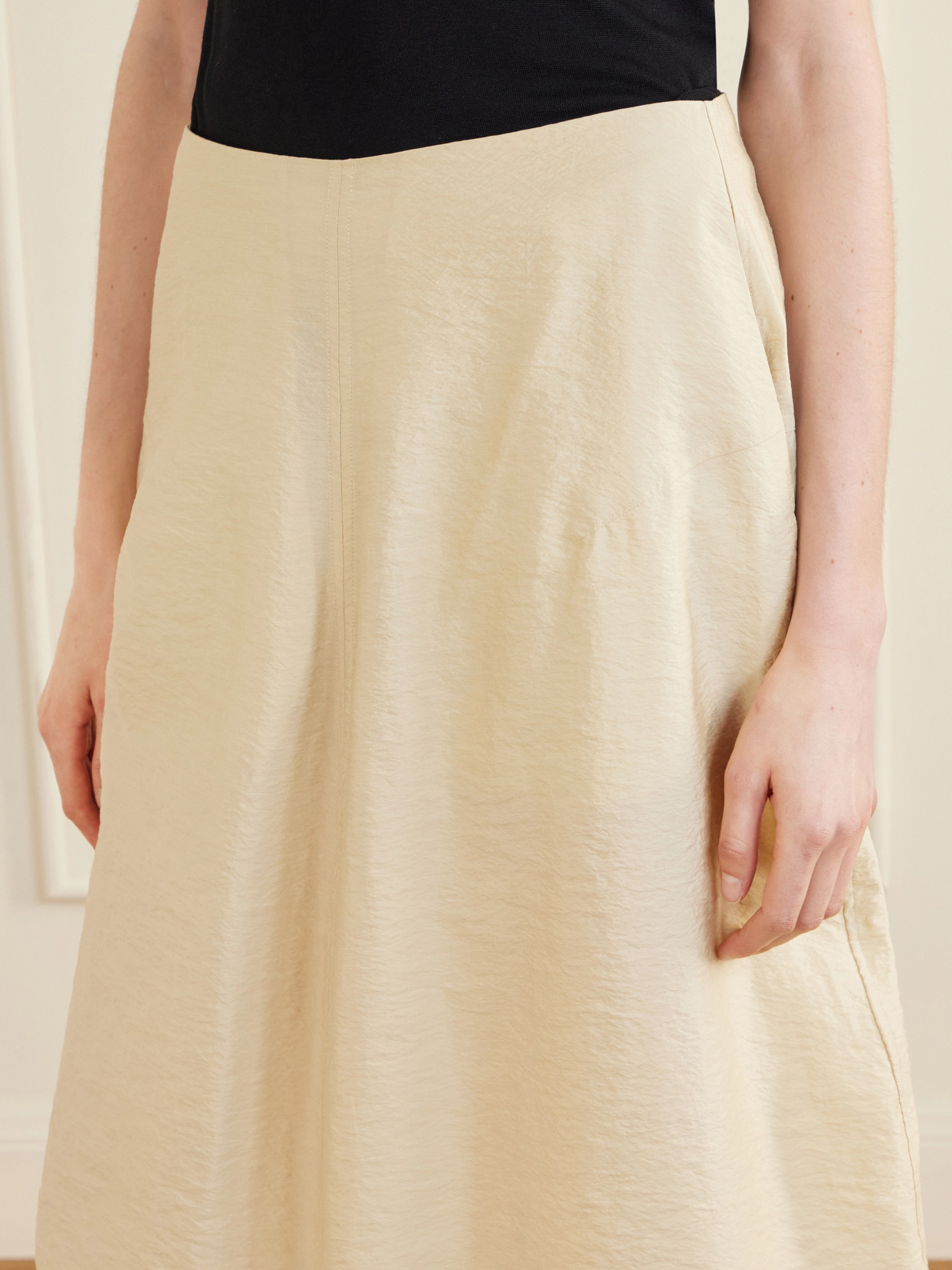 Silk-Blend Maxi