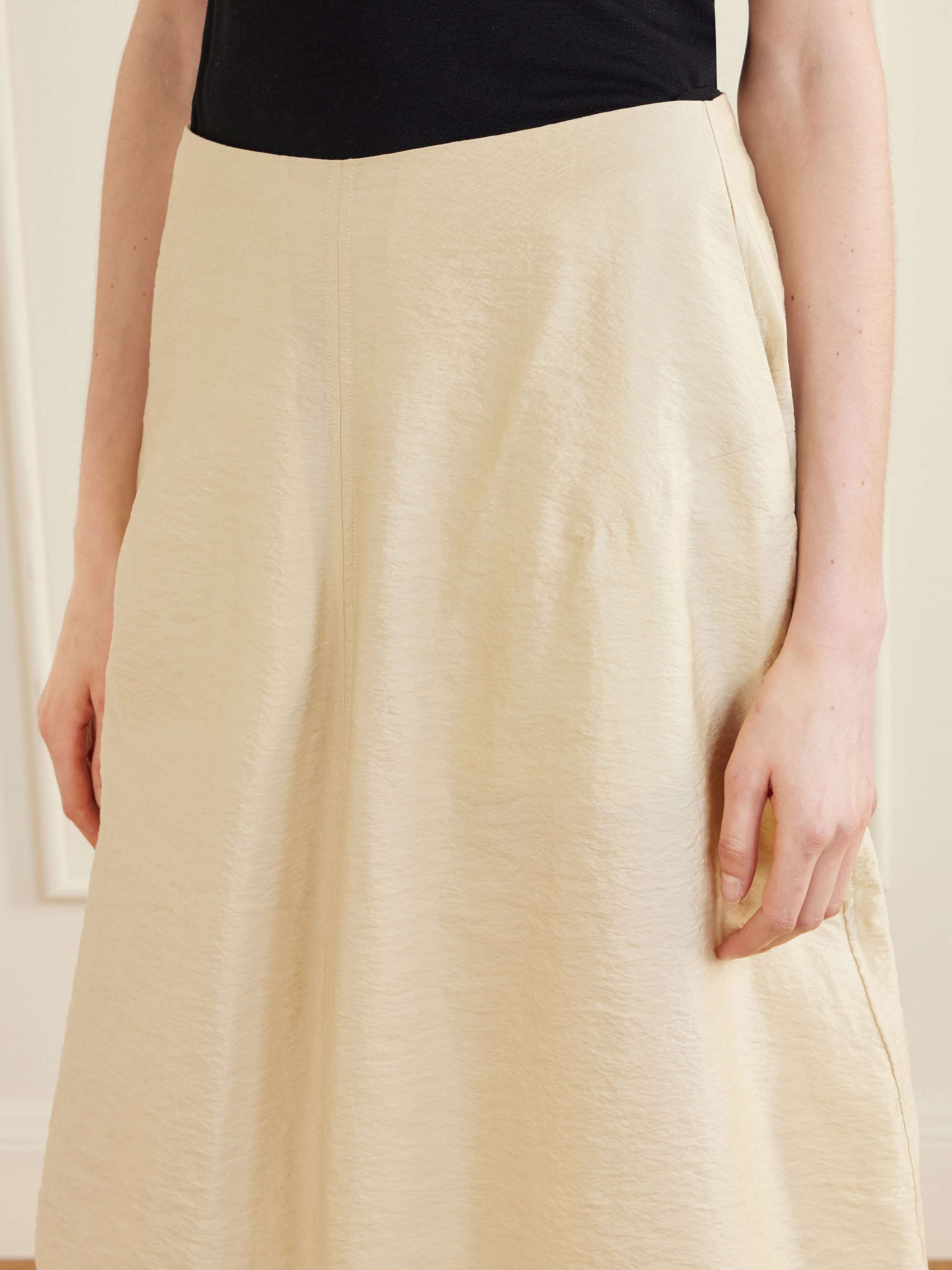 TOTEME Silk-blend maxi skirt | NET-A-PORTER