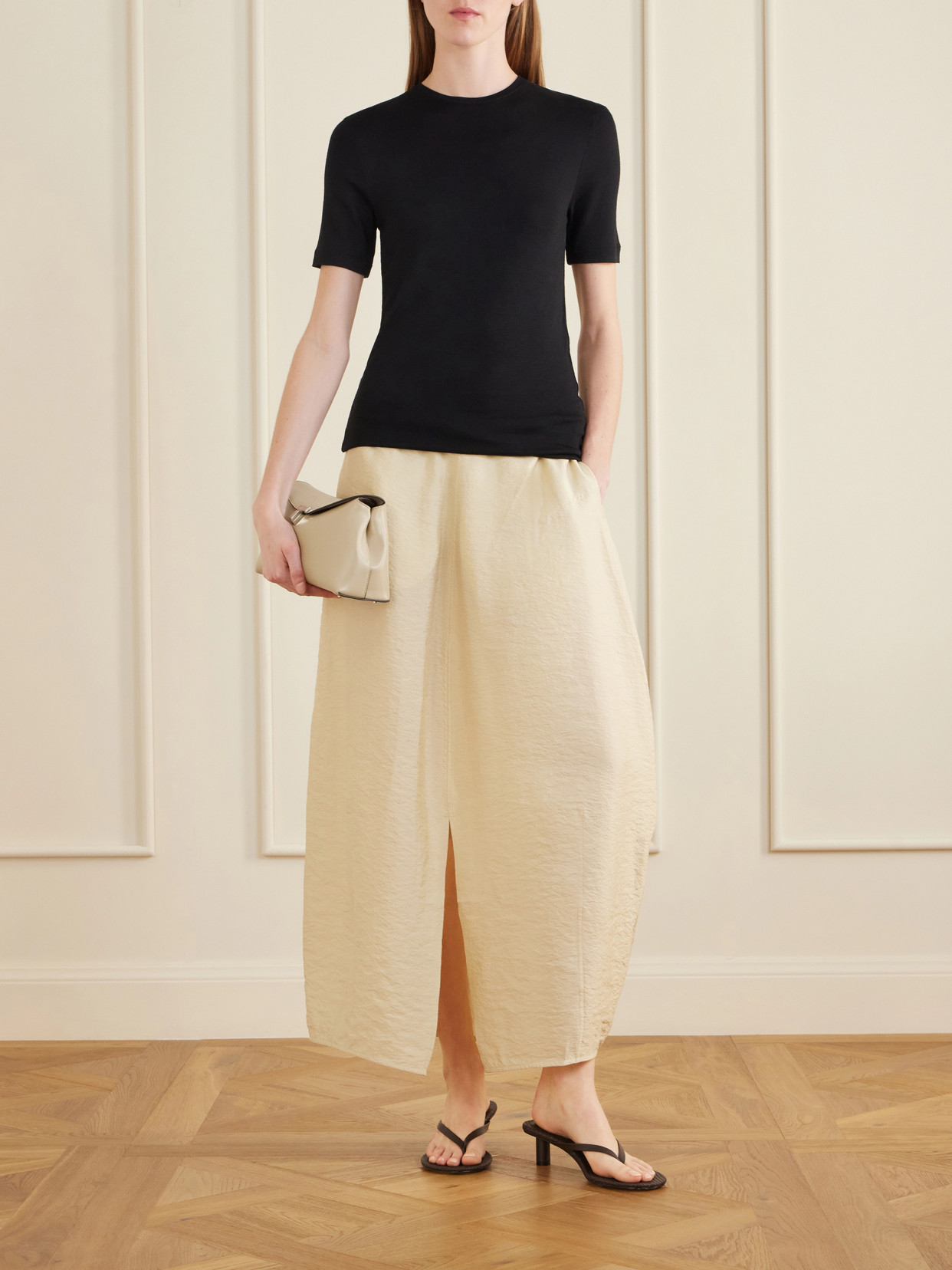 Silk-Blend Maxi