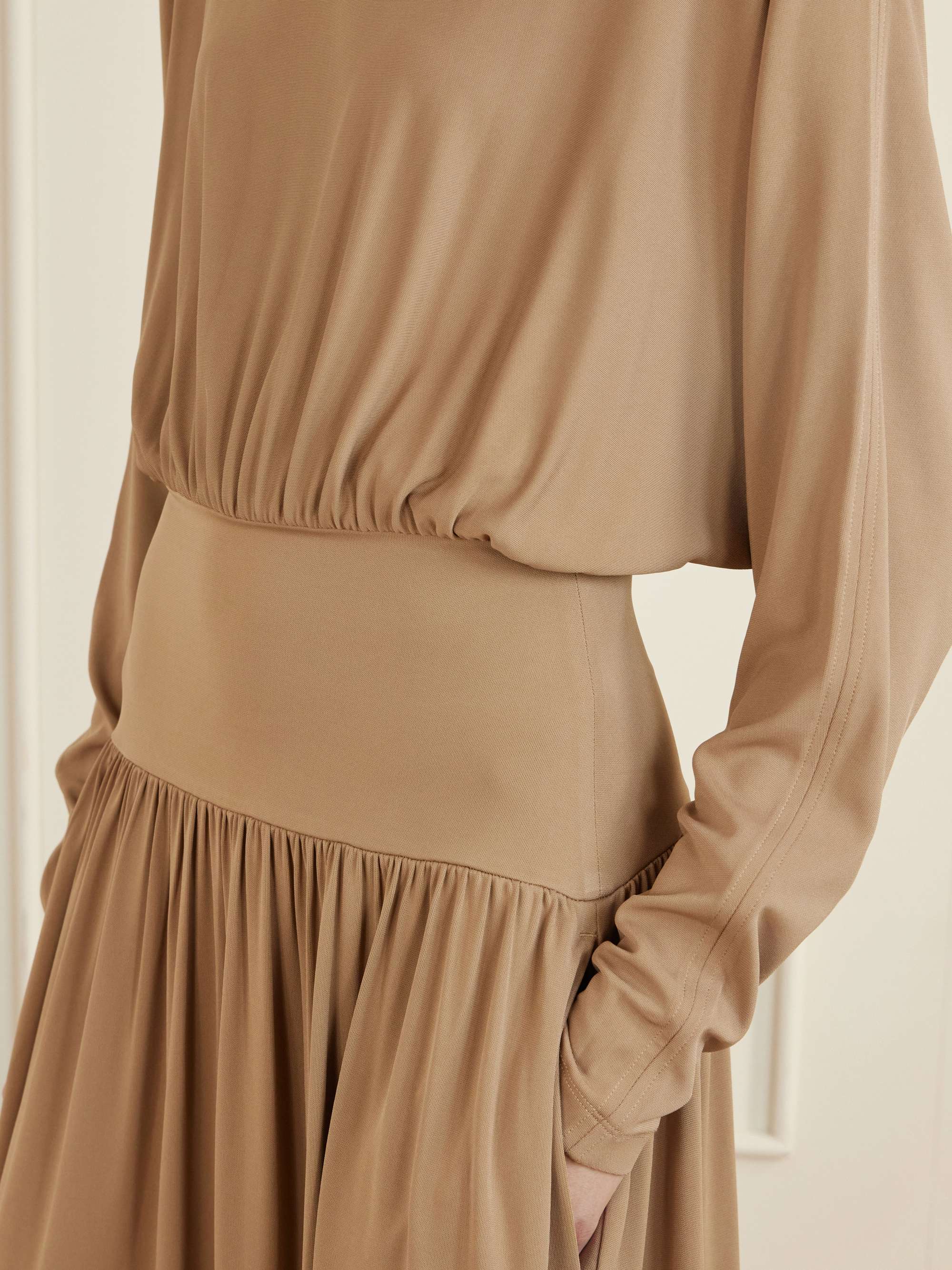 TOTEME Boatneck jersey maxi dress | NET-A-PORTER