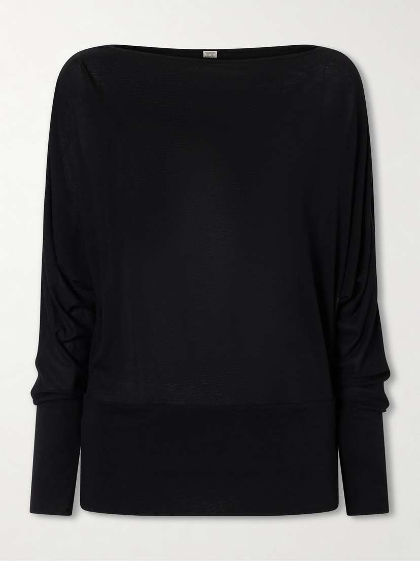 TOTEME Boatneck Jersey Top