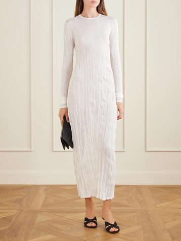 TOTEME Column crinkled maxi dress