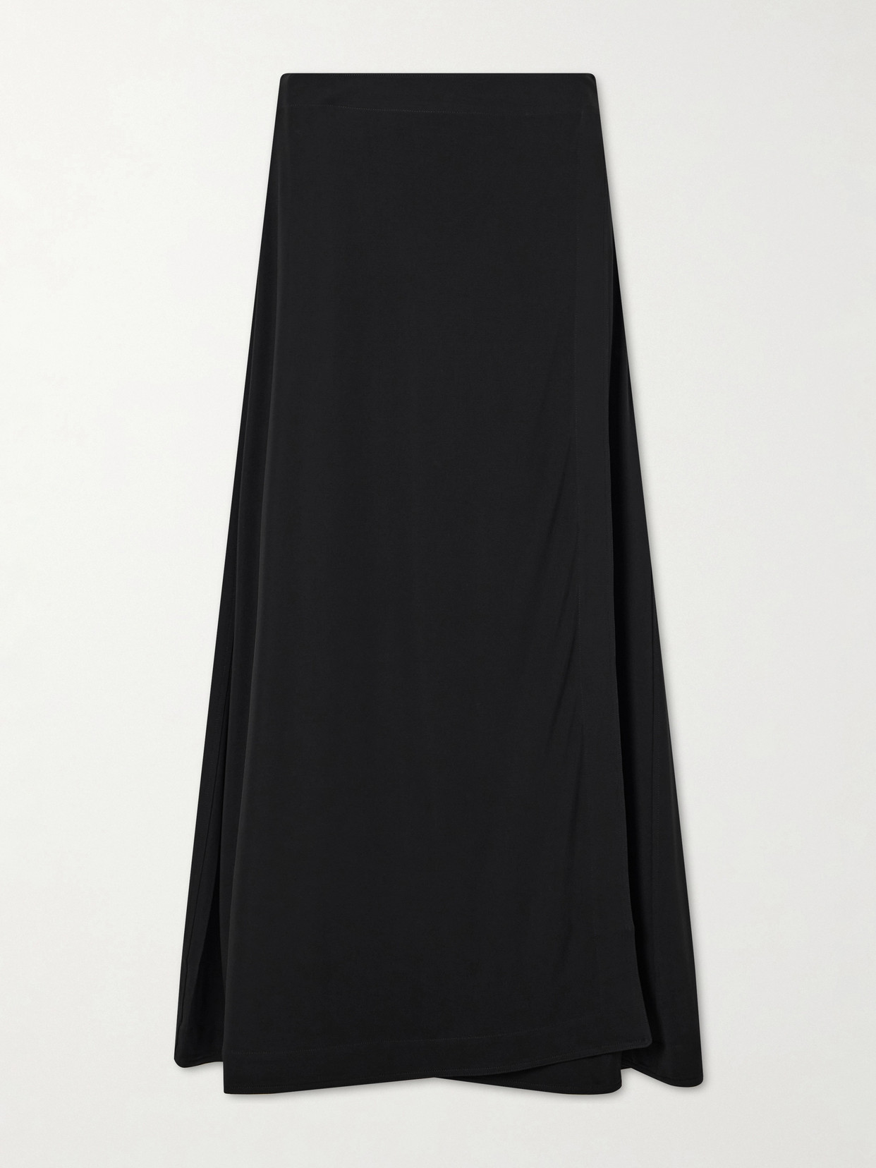 Totême Fluid Jersey Maxi Skirt In Black