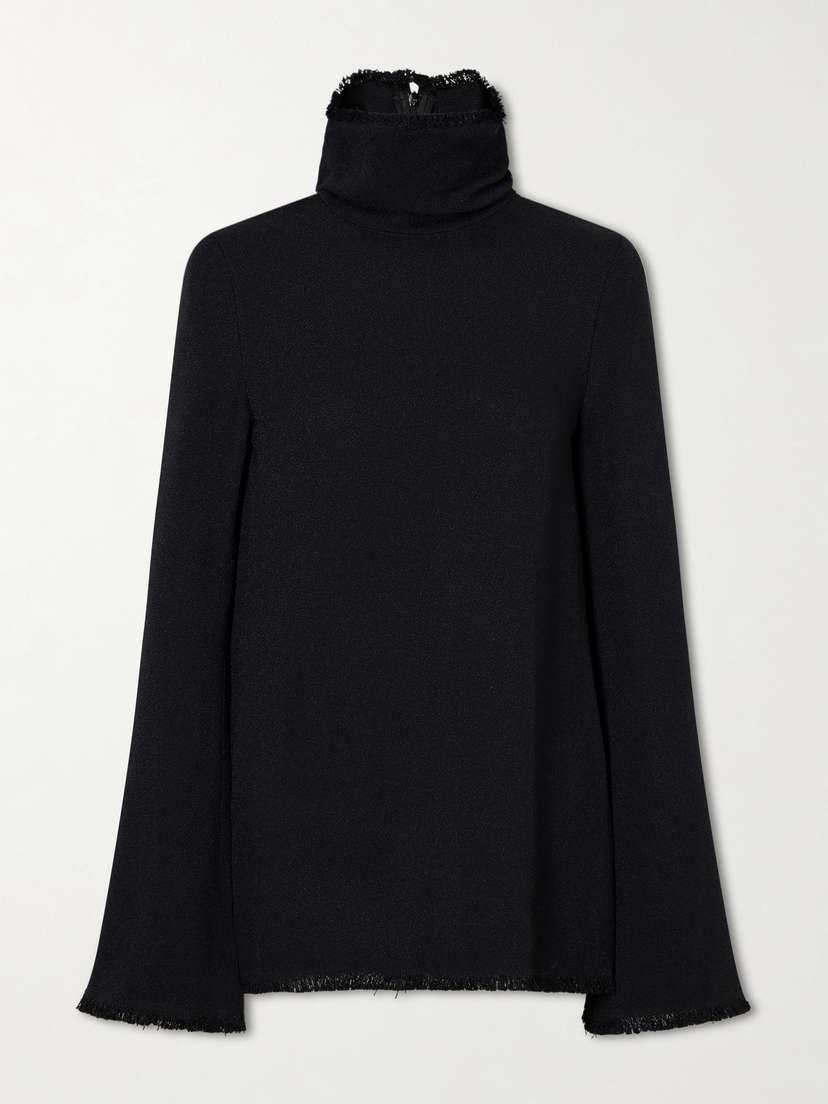 TOTEME Frayed Crepe Blouse