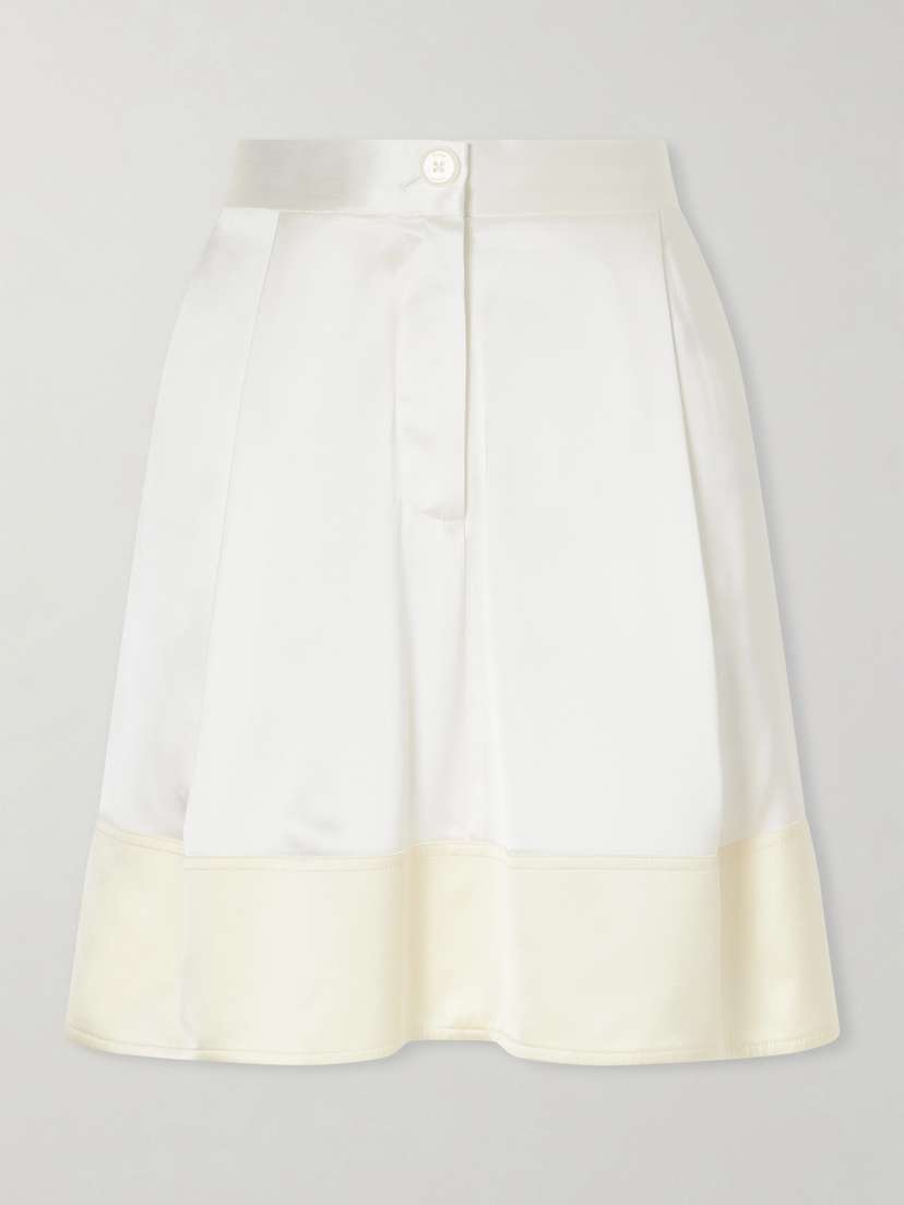 TOTEME Satin Mini Skirt