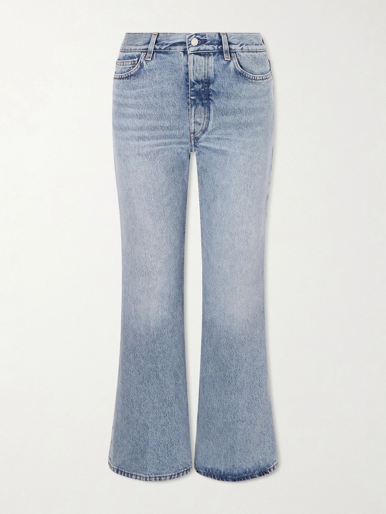 Kick organic flared jeans