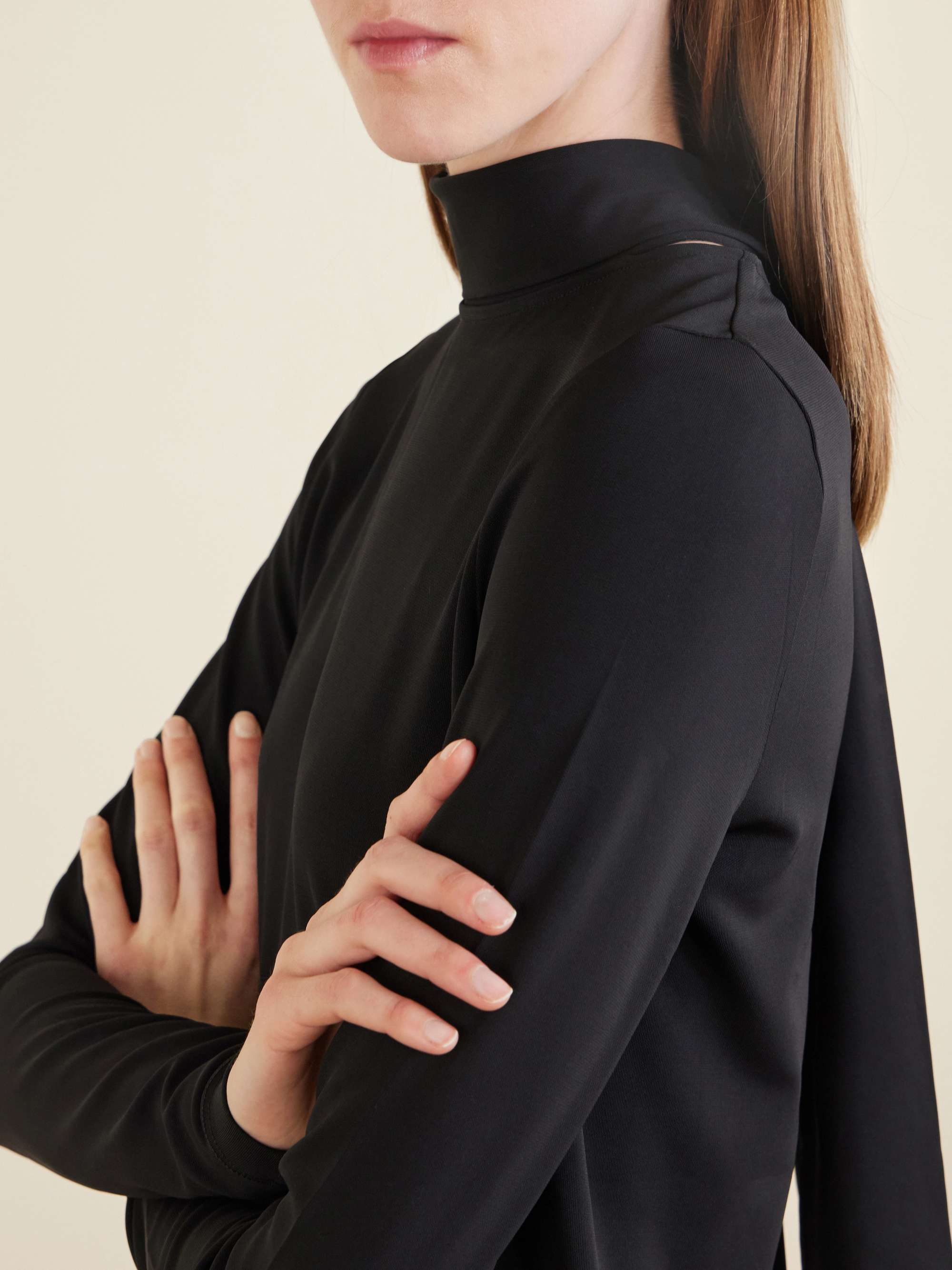 TOTEME Stretch-jersey blouse | NET-A-PORTER