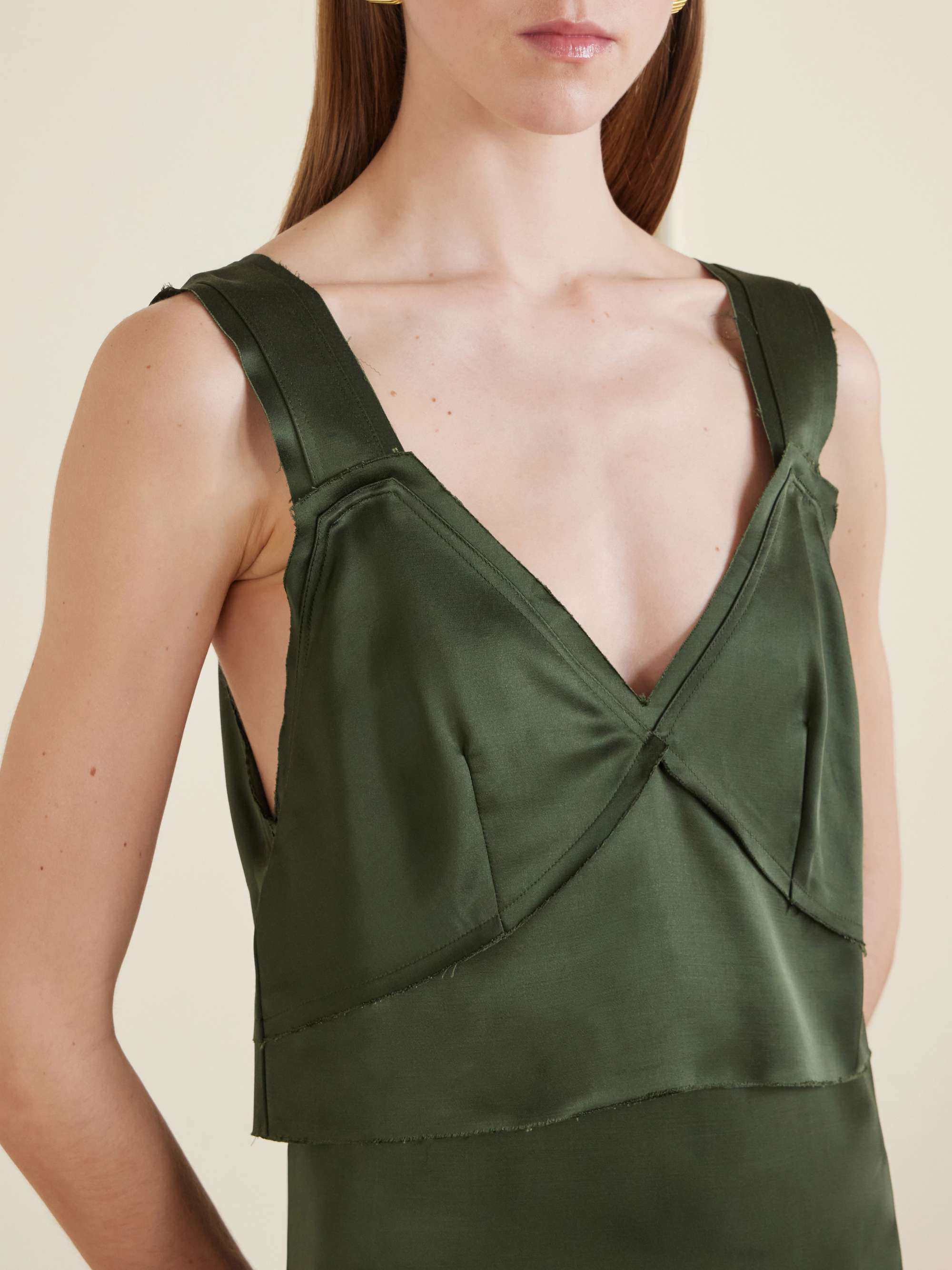 TOTEME Satin maxi dress | NET-A-PORTER