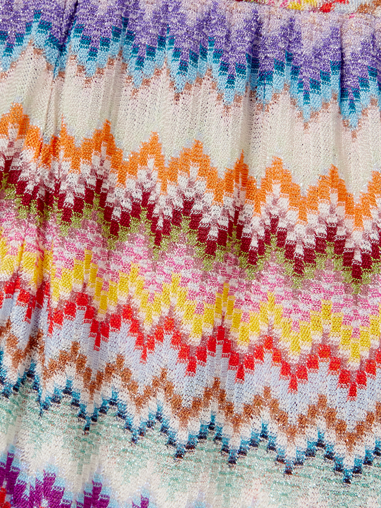 Missoni Mare Striped Metallic Crochet-knit Wide-leg Pants In Multi