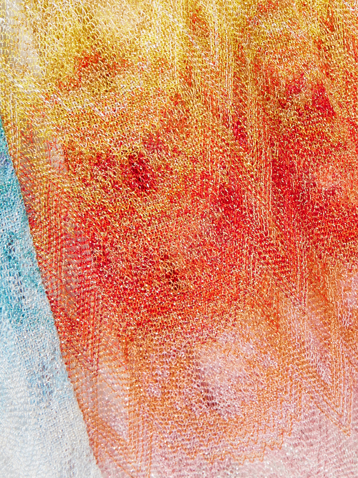 Missoni Mare Striped Metallic Crochet-knit Maxi Skirt In Multi