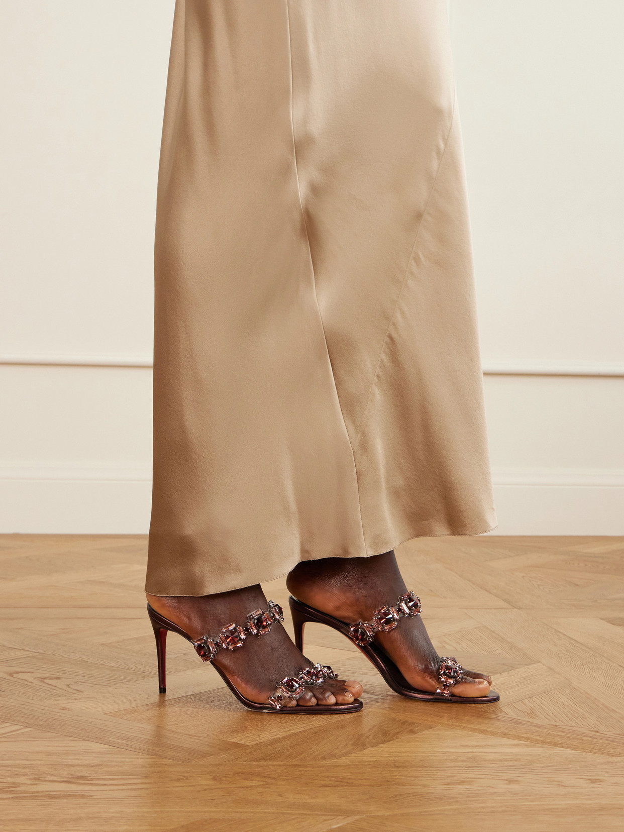 Just Jewel 85 Embellished Pvc And Sandals