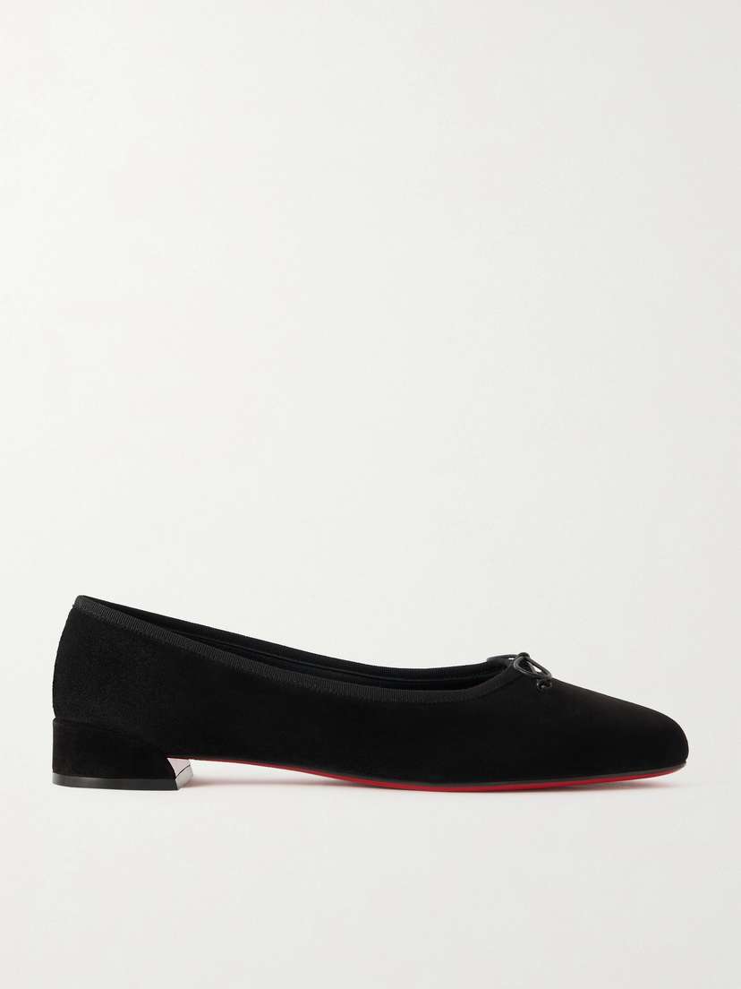 Christian Louboutin Sweetie Jane Suede Ballet Flats