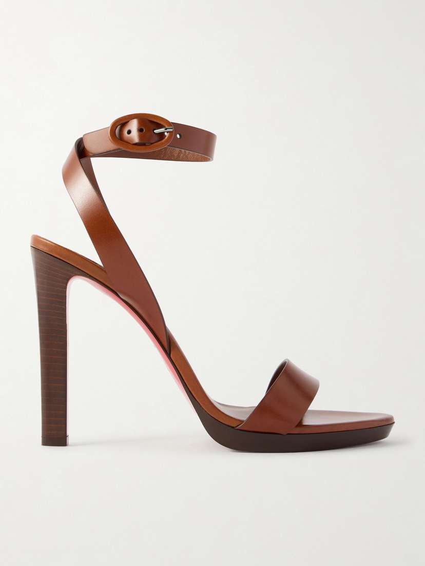 Christian Louboutin Fanny Leather Platform Sandals