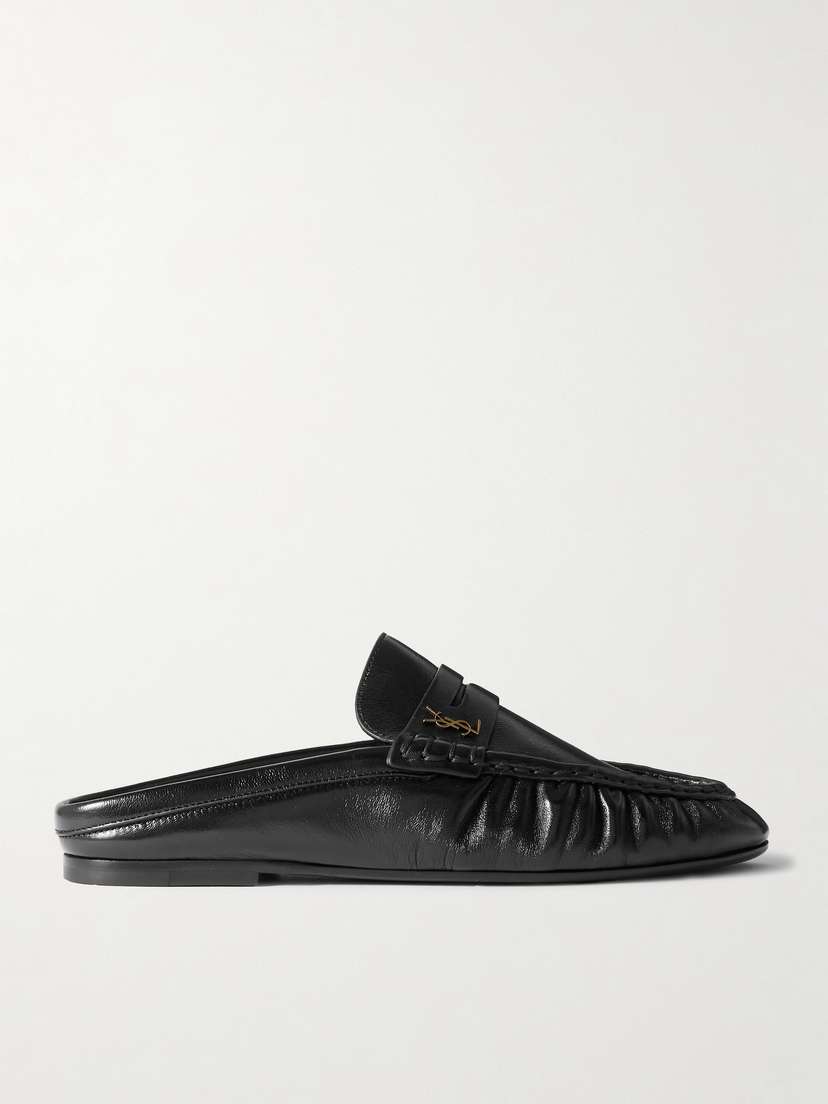 Saint Laurent Le Loafer Logo-embellished Mules