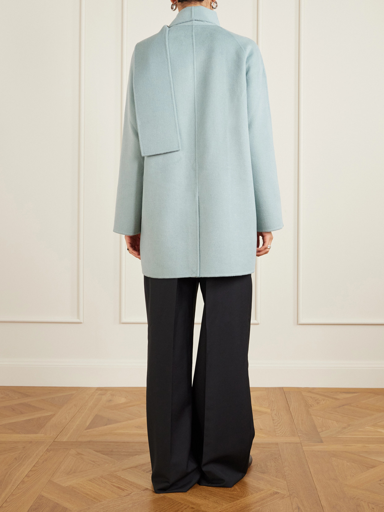 White Label - Brisa Scarf-Detailed Wool-Blend Coat