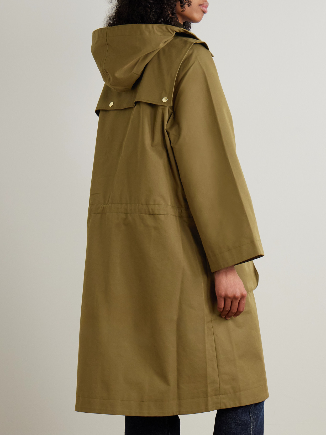 Bilsdale Hooded Corduroy-Trimmed Cotton-Blend Twill Jacket