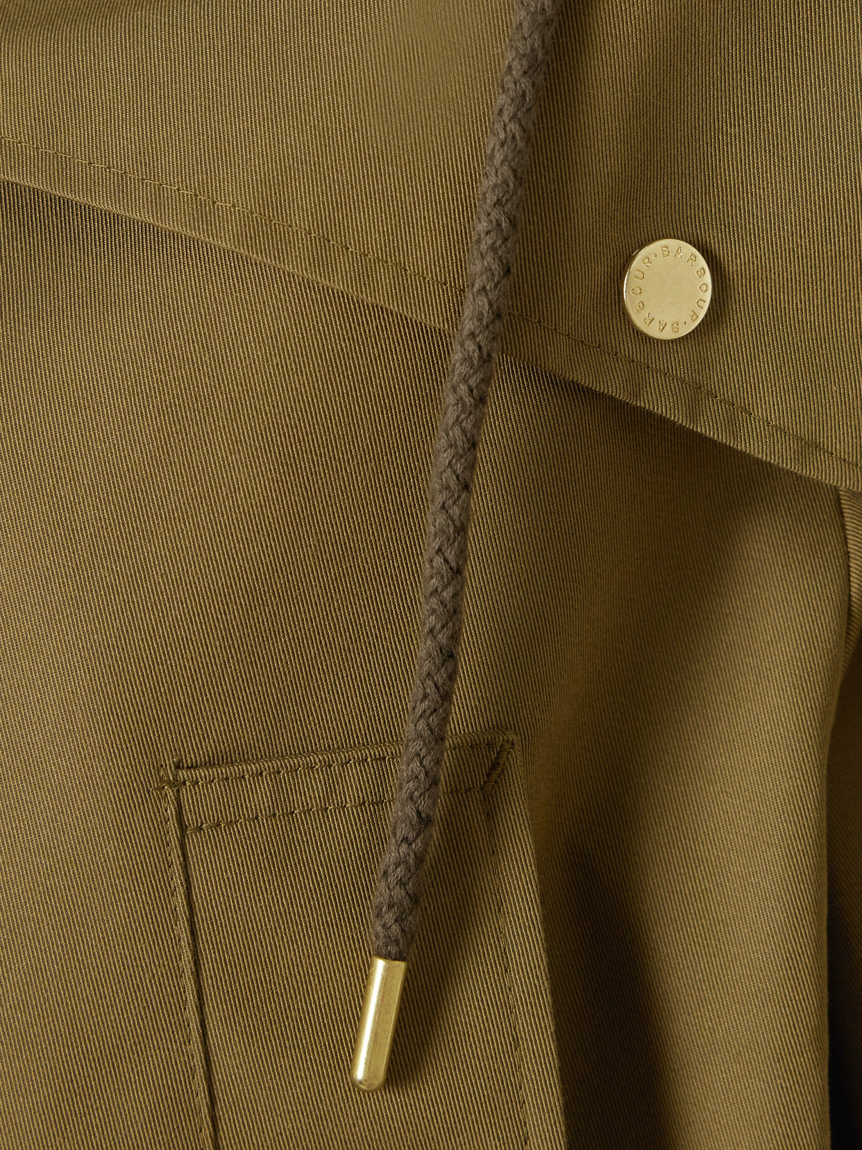 Bilsdale Hooded Corduroy-Trimmed Cotton-Blend Twill Jacket