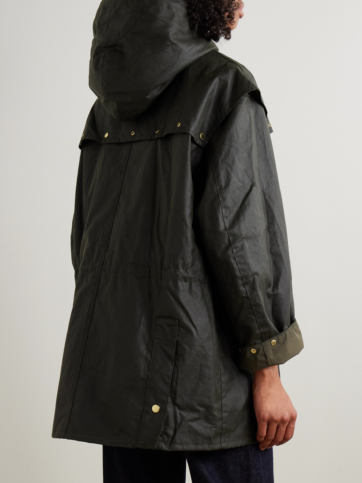 Aberford Hooded Waxed-Cotton Jacket