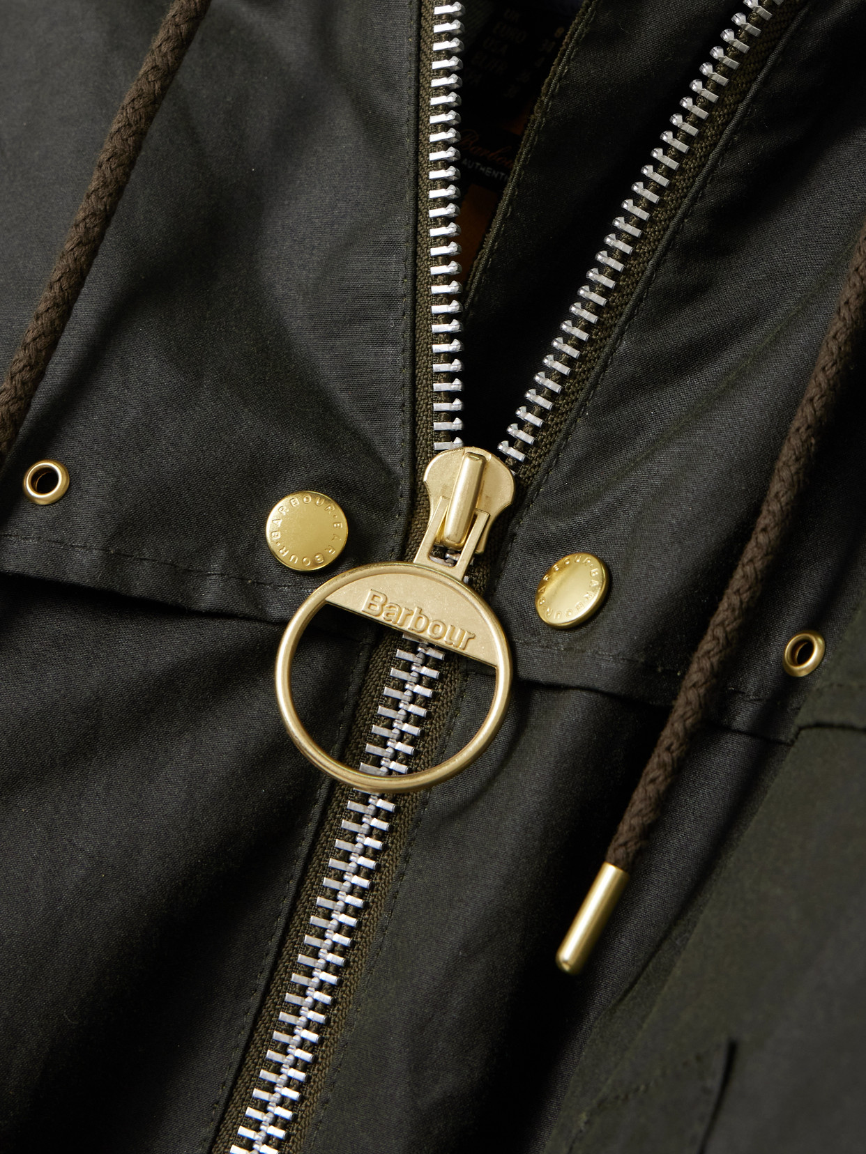 Aberford Hooded Waxed-Cotton Jacket