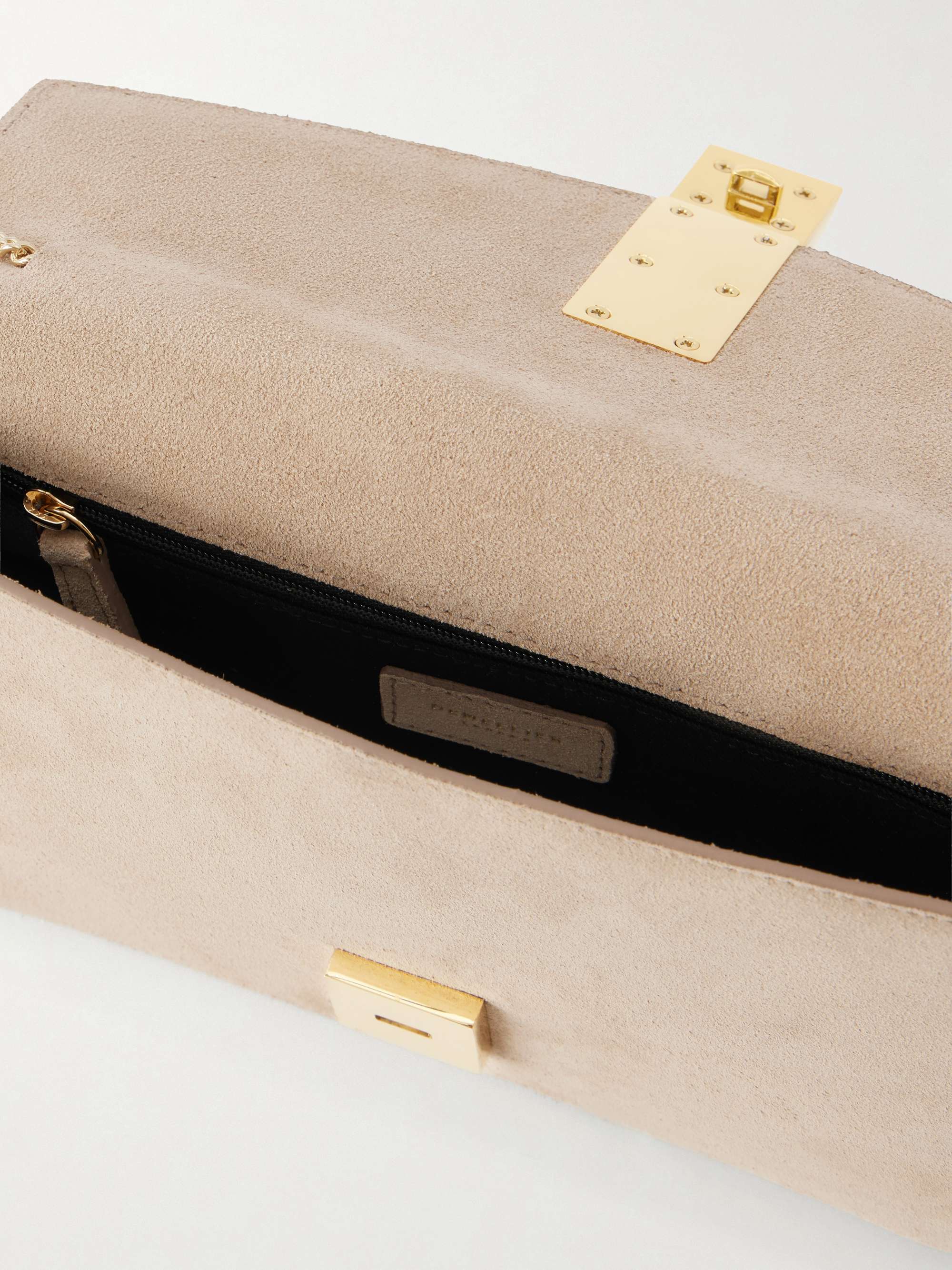 DEMELLIER The Vancouver suede clutch | NET-A-PORTER