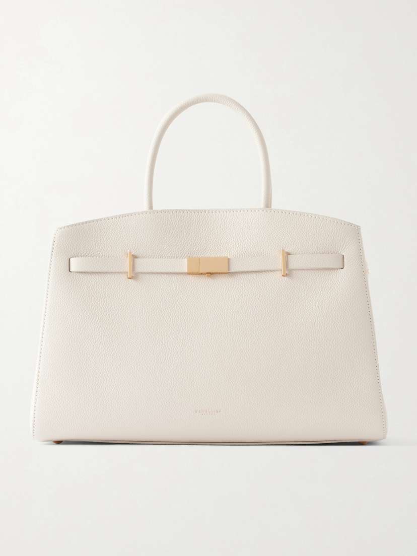 DeMellier The Hudson Midi Textured-leather Tote